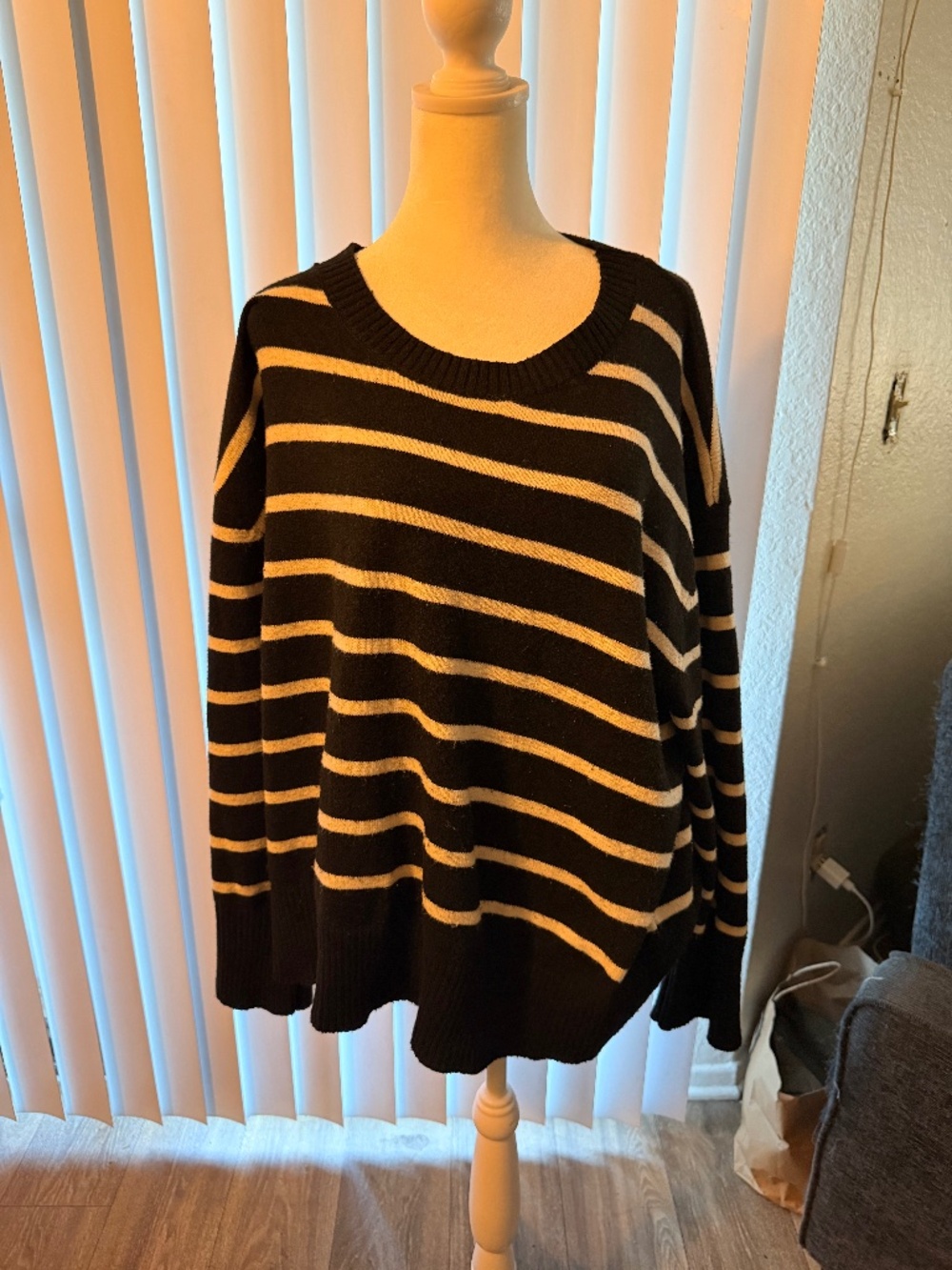 Black and White stripped sweater